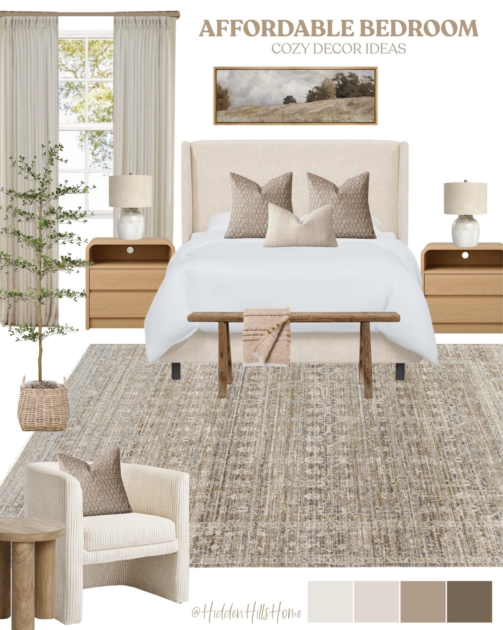 Affordable master bedroom decor! Bedroom decor on sale! Home decor ideas on sale, bedroom inspiration, bedding, bedroom mood board #bed

#LTKHome #LTKSaleAlert