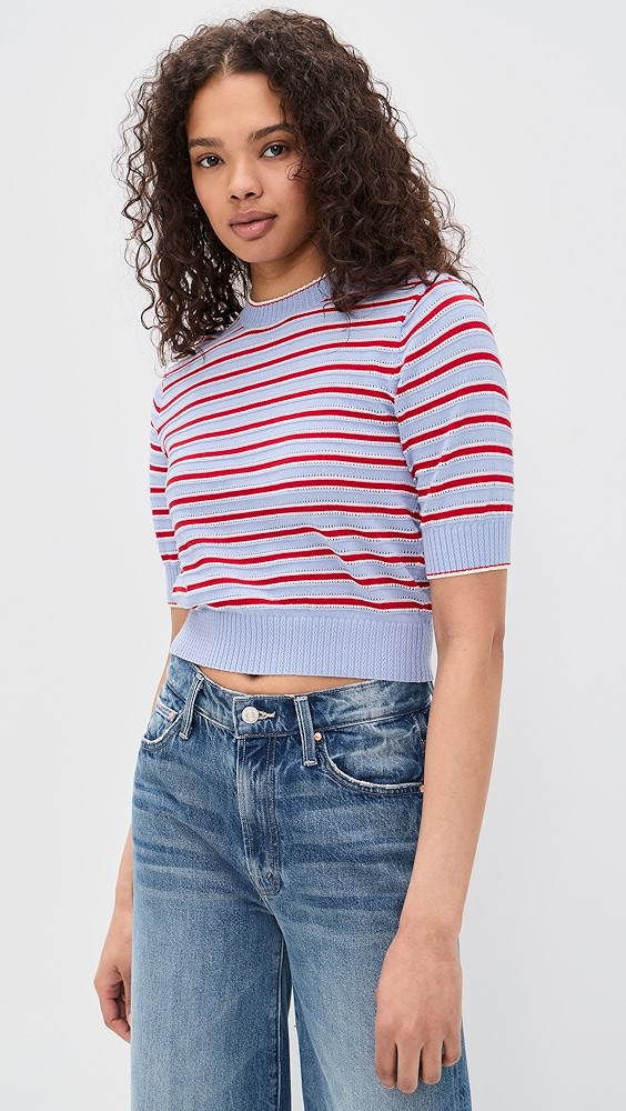 Ella Stitch Stripe Tee | Shopbop