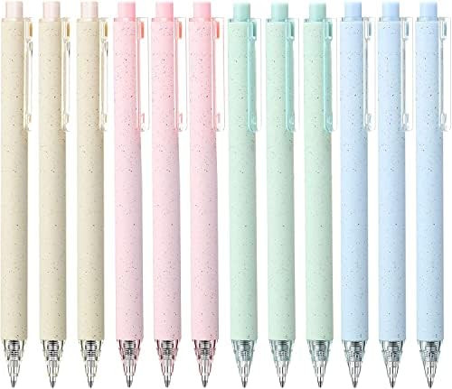 RIANCY 12 Pack Cute Gel Ink Pens | Retractable Pretty Premium Ballpoint Journaling Pen 0.5mm Asso... | Amazon (US)