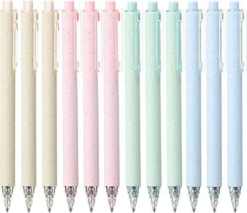 RIANCY 12 Pack Cute Gel Ink Pens | Retractable Pretty Premium Ballpoint Journaling Pen 0.5mm Asso... | Amazon (US)