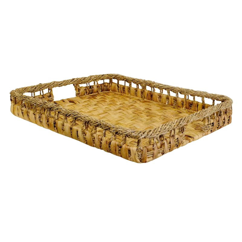 Woven Water Hyacinth & Seagrass Rectangle Tray, 20x16








	
		
		
			
				Write a Review
			
... | At Home