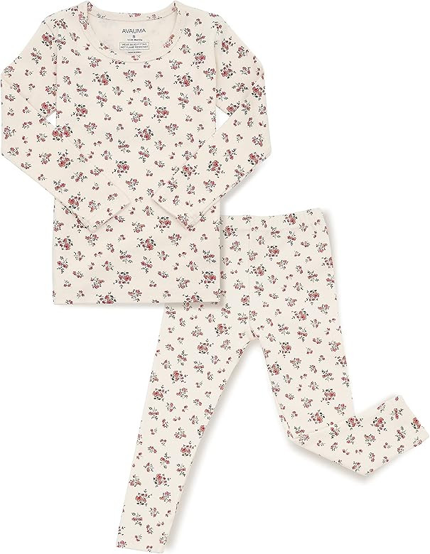 AVAUMA Baby Boys Girls Pajama Set 6M-7T Kids Cute Toddler Snug fit Pattern Design Pjs Cotton Slee... | Amazon (US)