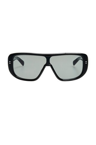 JACQUEMUS Shield Sunglasses in Black | FWRD 