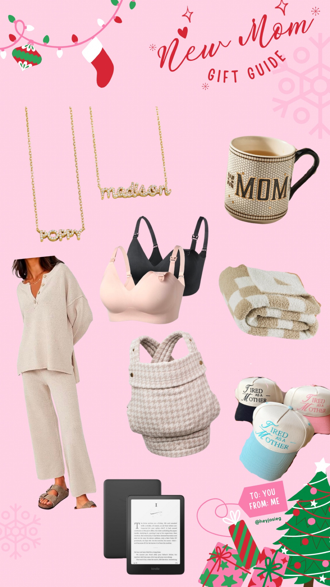 New mom gift guide! Gifts for her! 🎅🏼💗

Coffee mug, nursing bras, baby carrier, cozy set 

#LTKCyberWeek #LTKHoliday #LTKGiftGuide