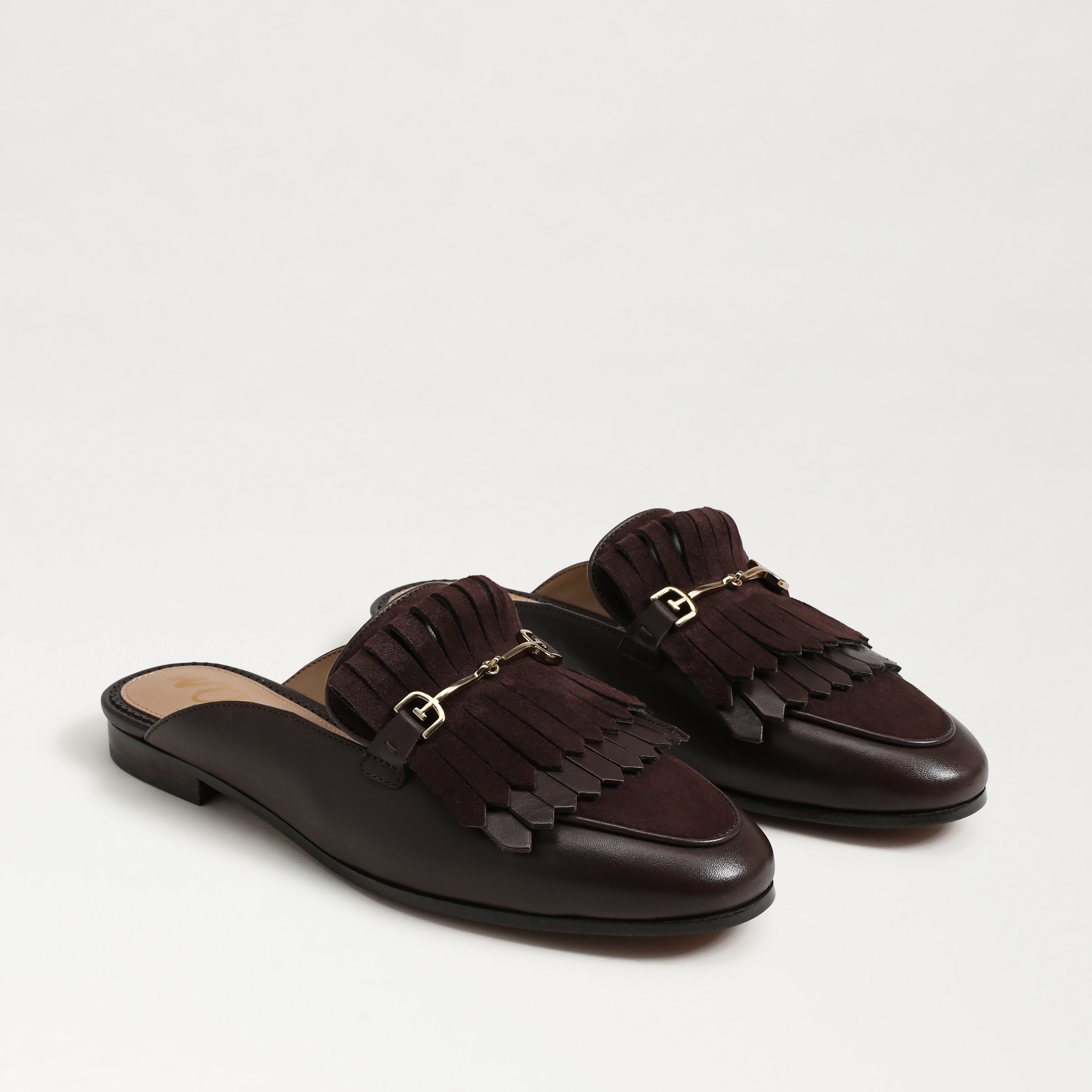 Sam Edelman Lainey Bit Mule Cafe Noir Leather/Suede 8.5 | Sam Edelman CA