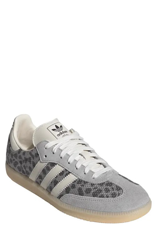 adidas Samba OG Sneaker in Grey/white/sand Strata at Nordstrom, Size 12.5 | Nordstrom