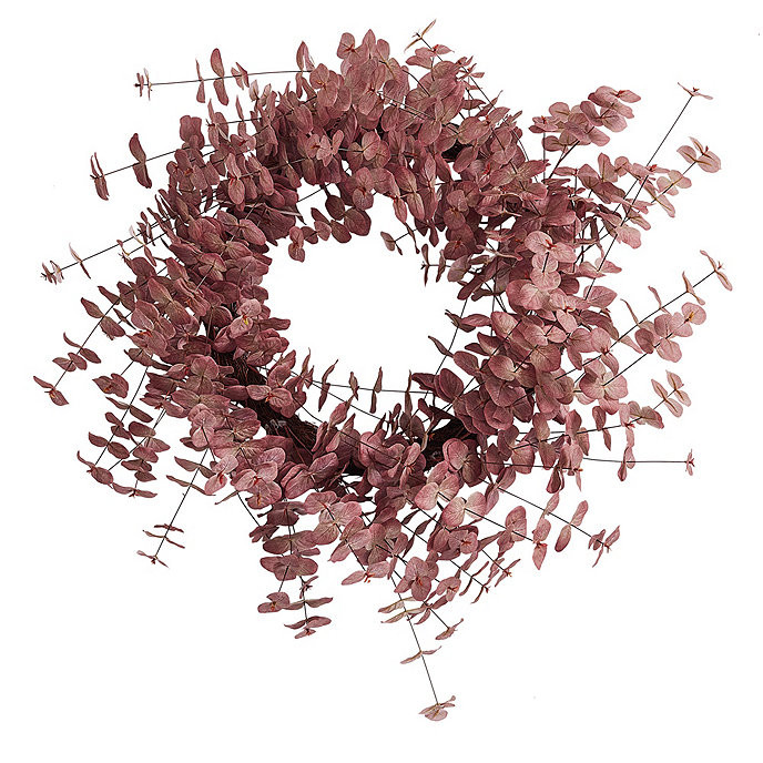 Faux Autumn Eucalyptus Door Wreath 32 inch | Ballard Designs, Inc.