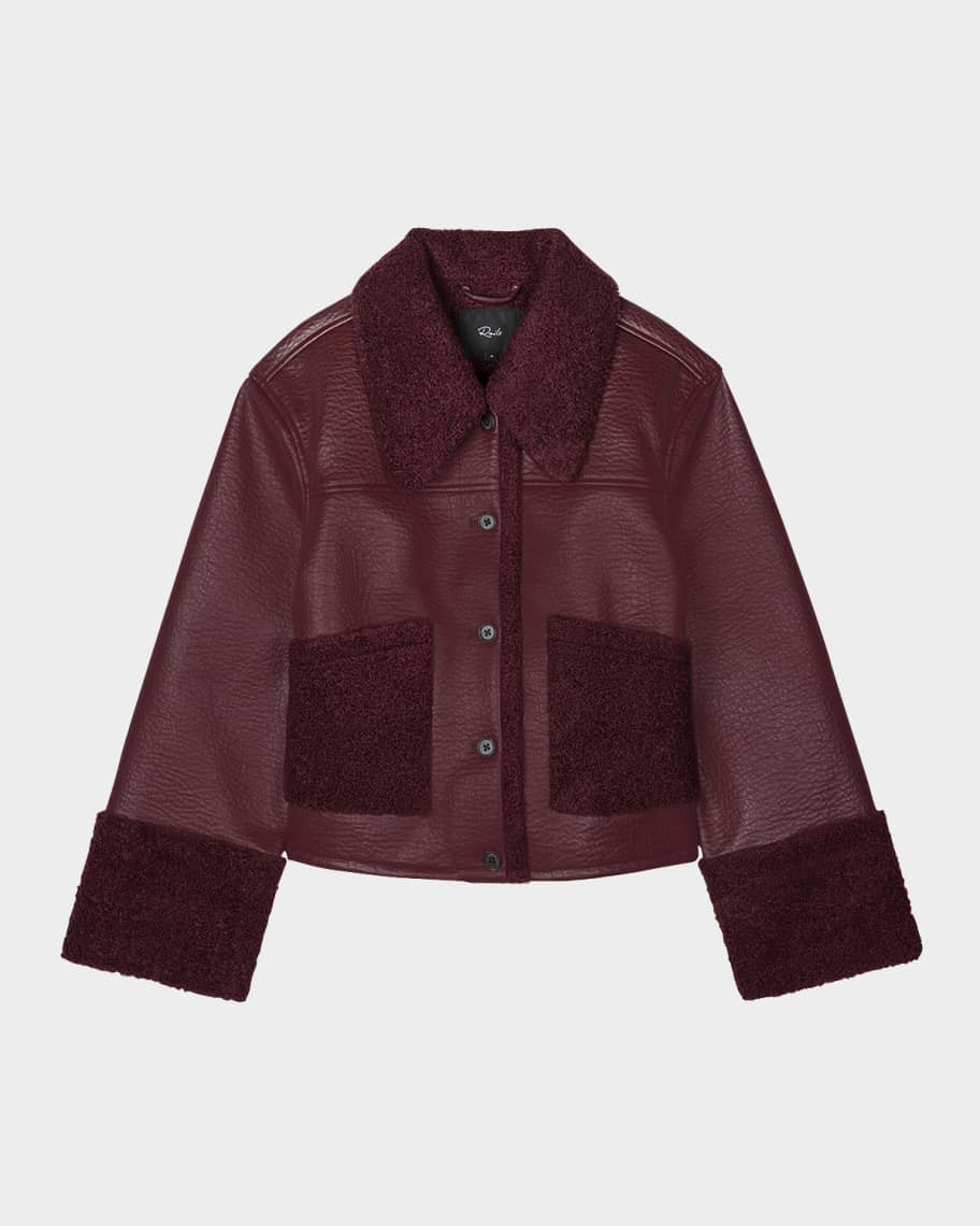 Rails Dria Faux Leather Jacket | Neiman Marcus