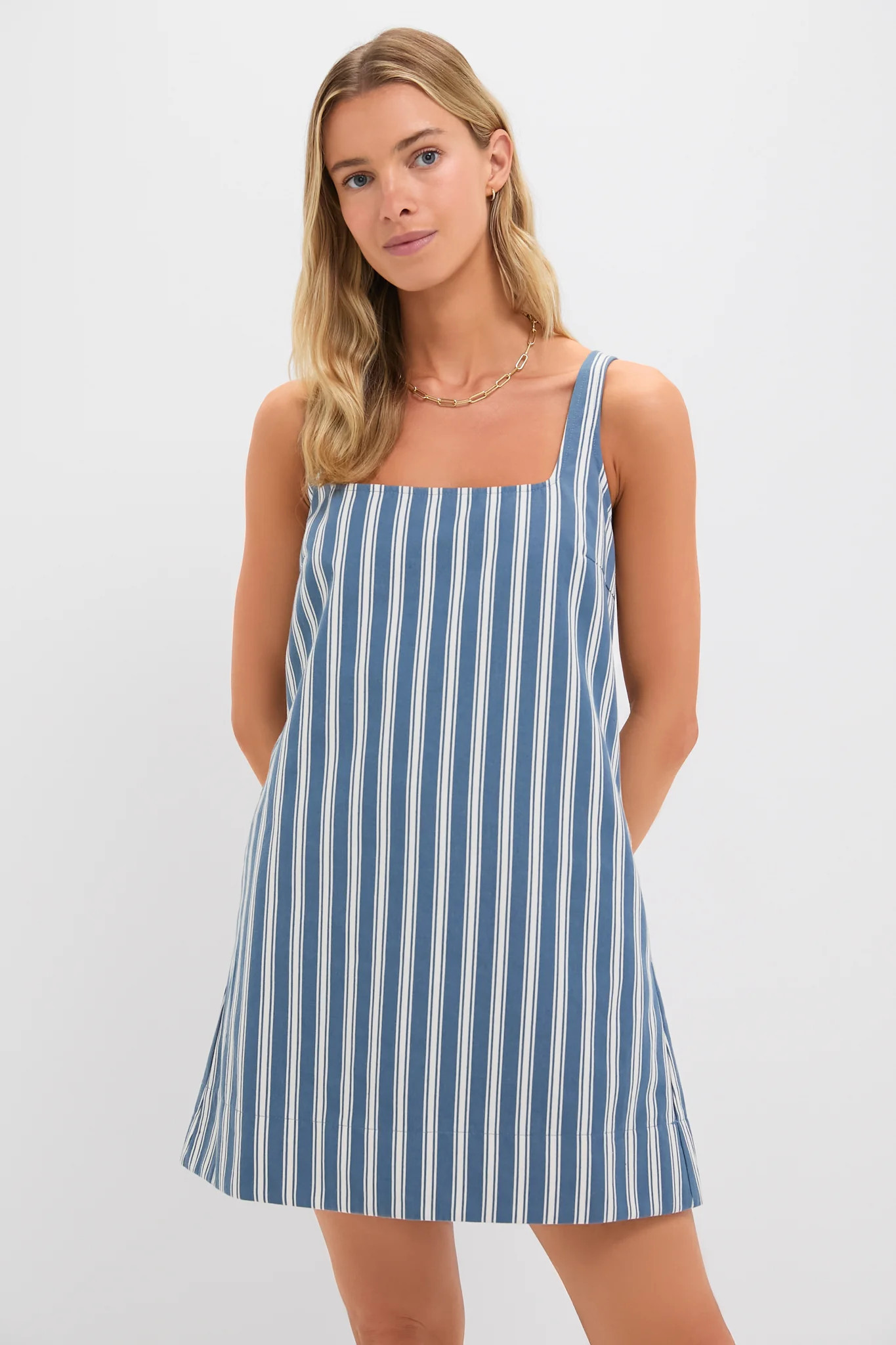 Lake Blue Stripe Cassie Dress | Tuckernuck (US)