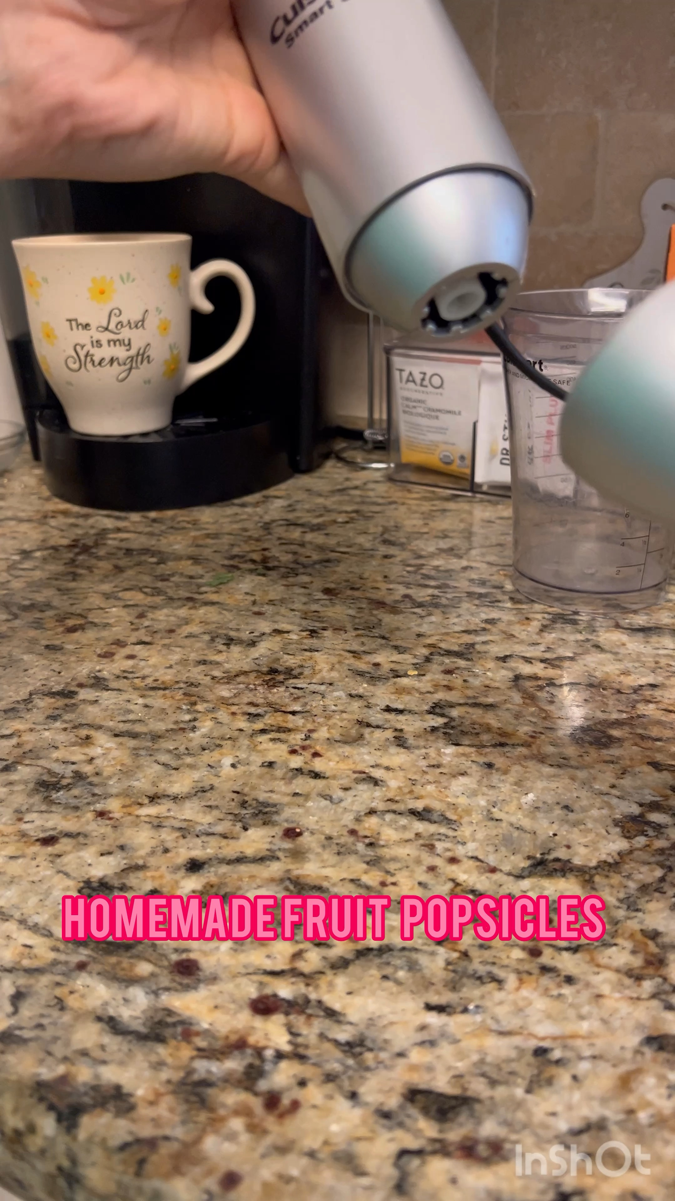 Homemade popsicles. 
1 cup of strawberries
1/2 cup of raspberries 
A dash of honey 
Juice of half a lemon

Freeze and enjoy.

My immersion blender is ancient, I have linked several options. I love it and have had it for years. I use it for soups and much more. 

#LTKSummerSales #LTKHome #LTKVideo