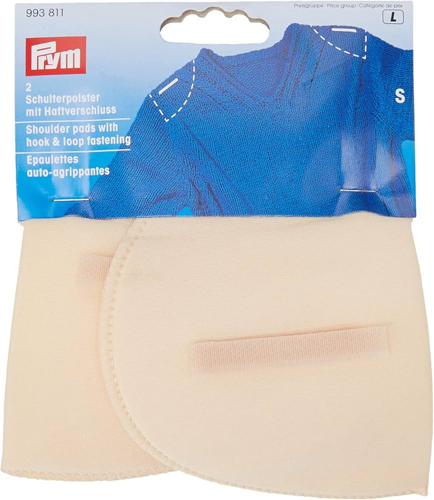 Prym PRYM_993811-1 Shoulder Pads Set-in with Hook and Loop Fastening Flesh S, Beige | Amazon (UK)