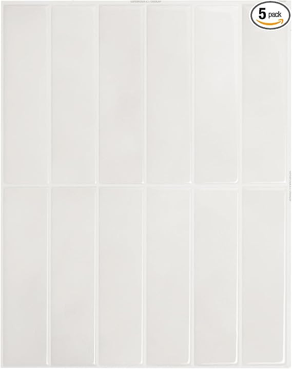 SMART TILES Peel and Stick Backsplash - Premium 3D Self-Adhesive Wall Tiles for Kitchen and Bathr... | Amazon (US)
