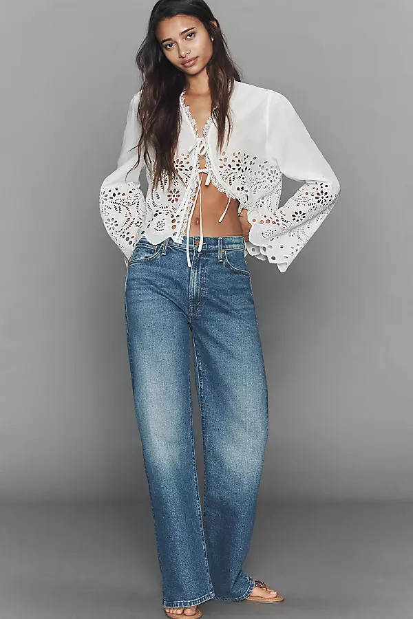 Dodger Ankle High-Rise Relaxed Straight Jeans | Anthropologie (US)
