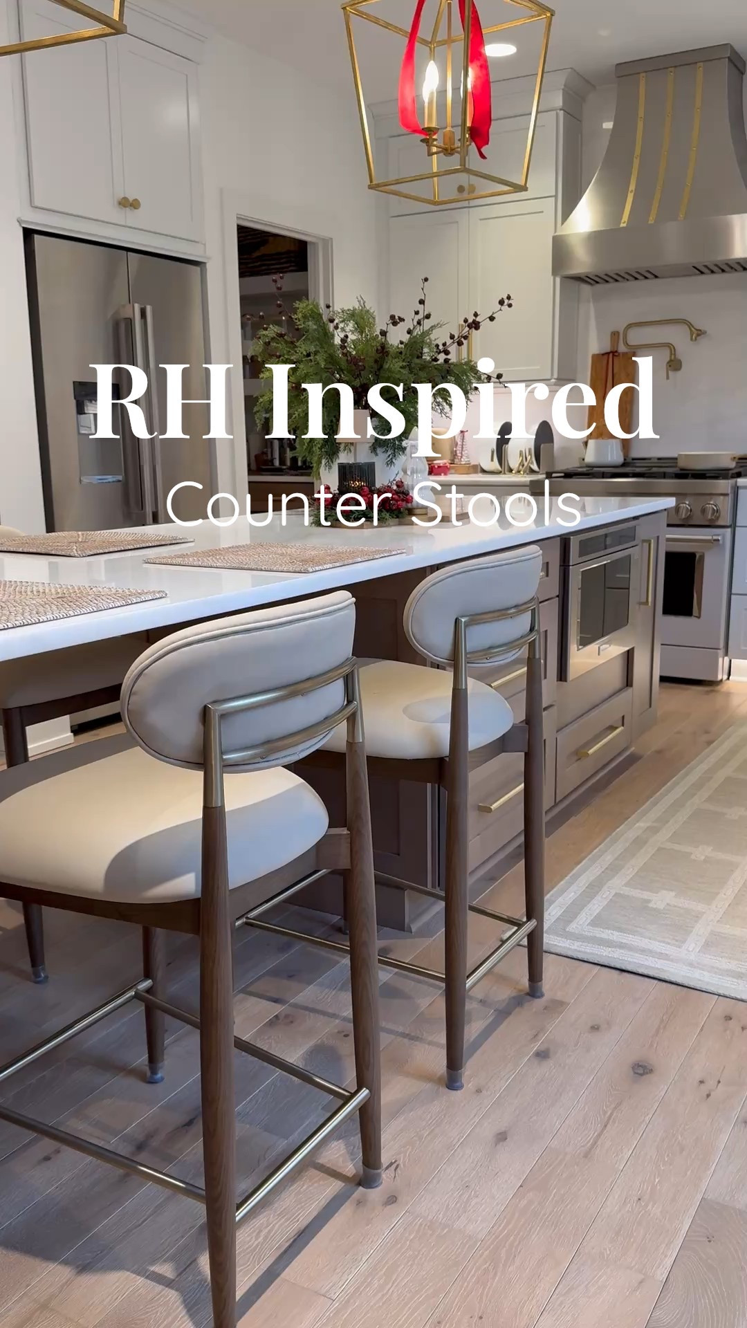Obsessed with these RH inspired stools. The brown wood brings a bit of warmth to my kitchen and the leather is so easy to clean  

#LTKHome #LTKdayinmylife #LTKSeasonal