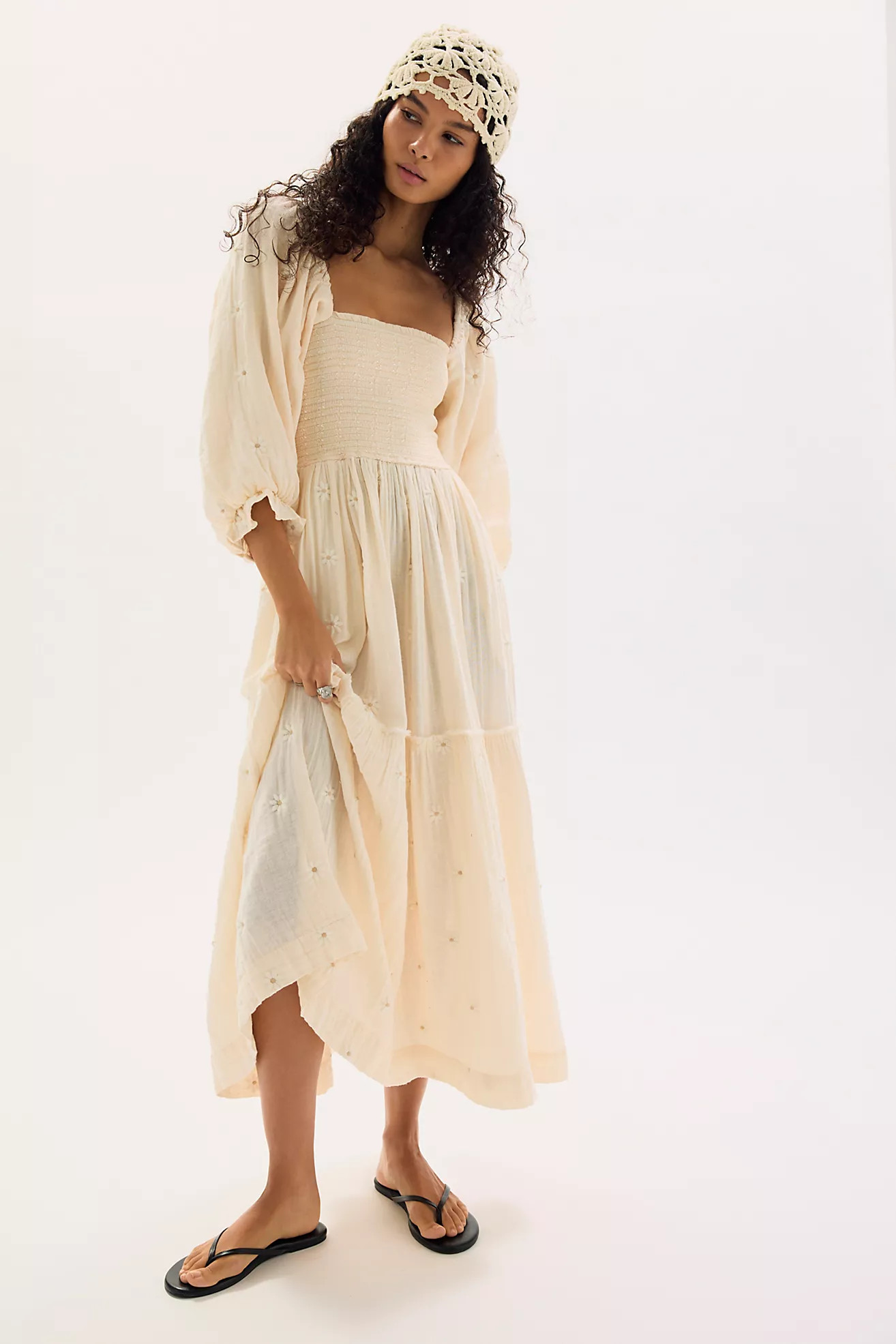 Dahlia Embroidered Maxi Dress | Free People (Global - UK&FR Excluded)