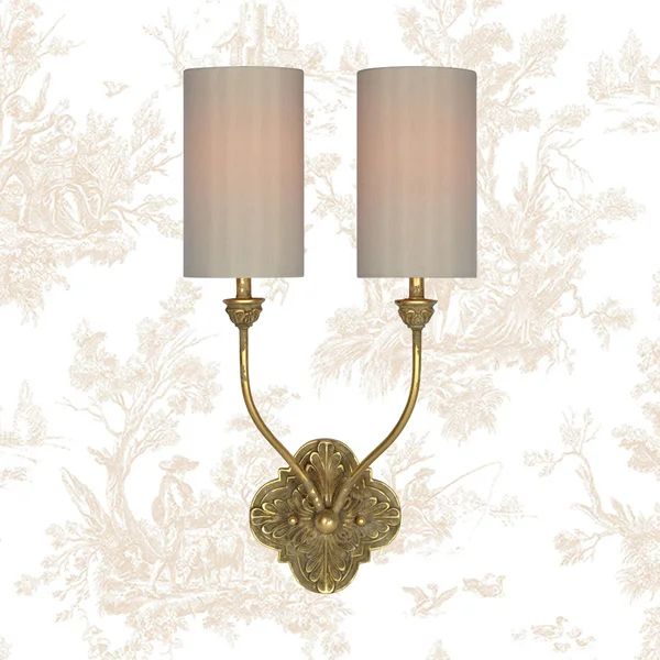 Kerry 2 - Light Plug-In Gold Candle Wall Light | Wayfair North America