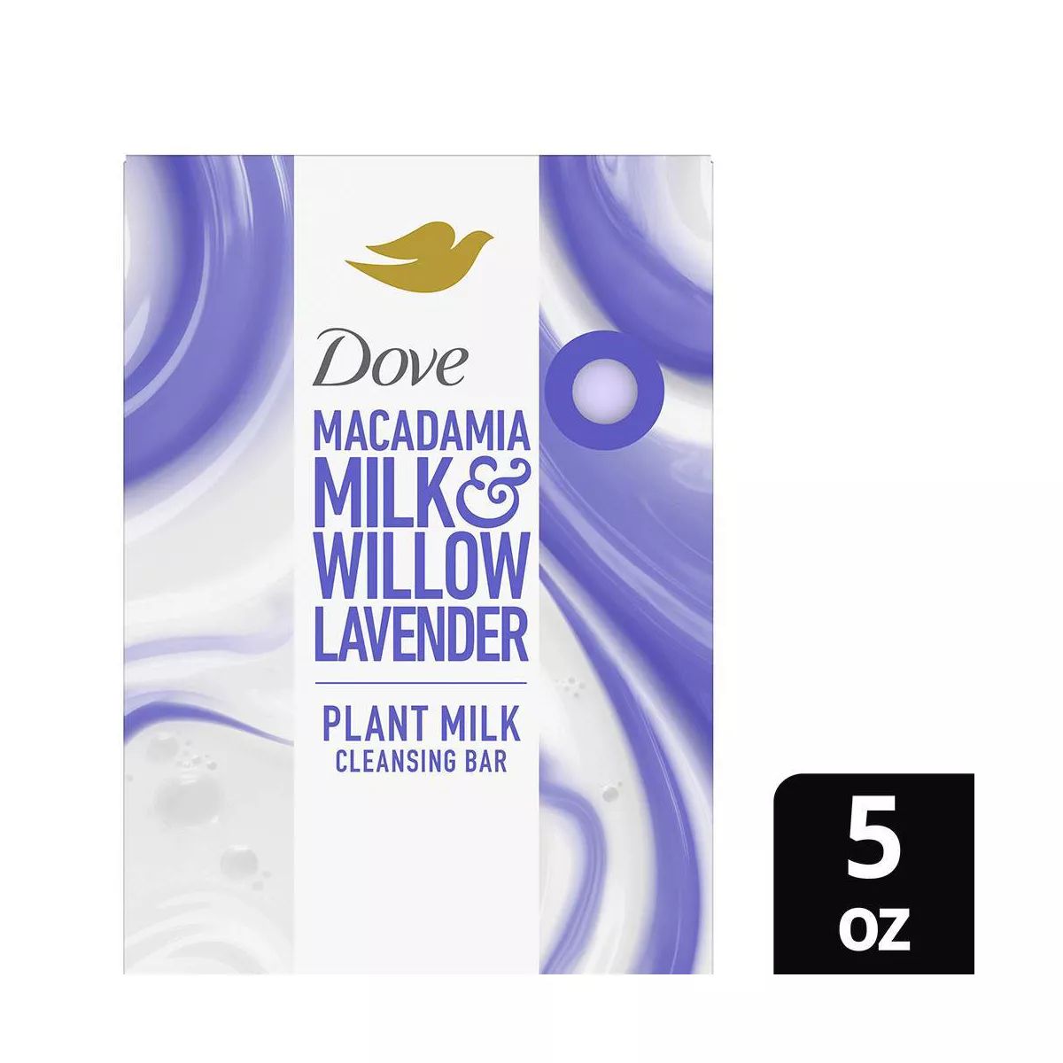 Dove Beauty Plant Based Bar Soap - Macadamia Milk & Willow Lavender - 5oz | Target