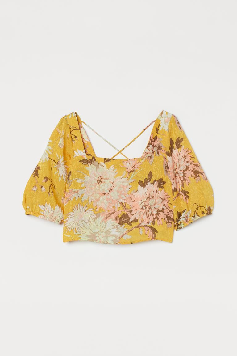 Open-backed Blouse | H&M (US)