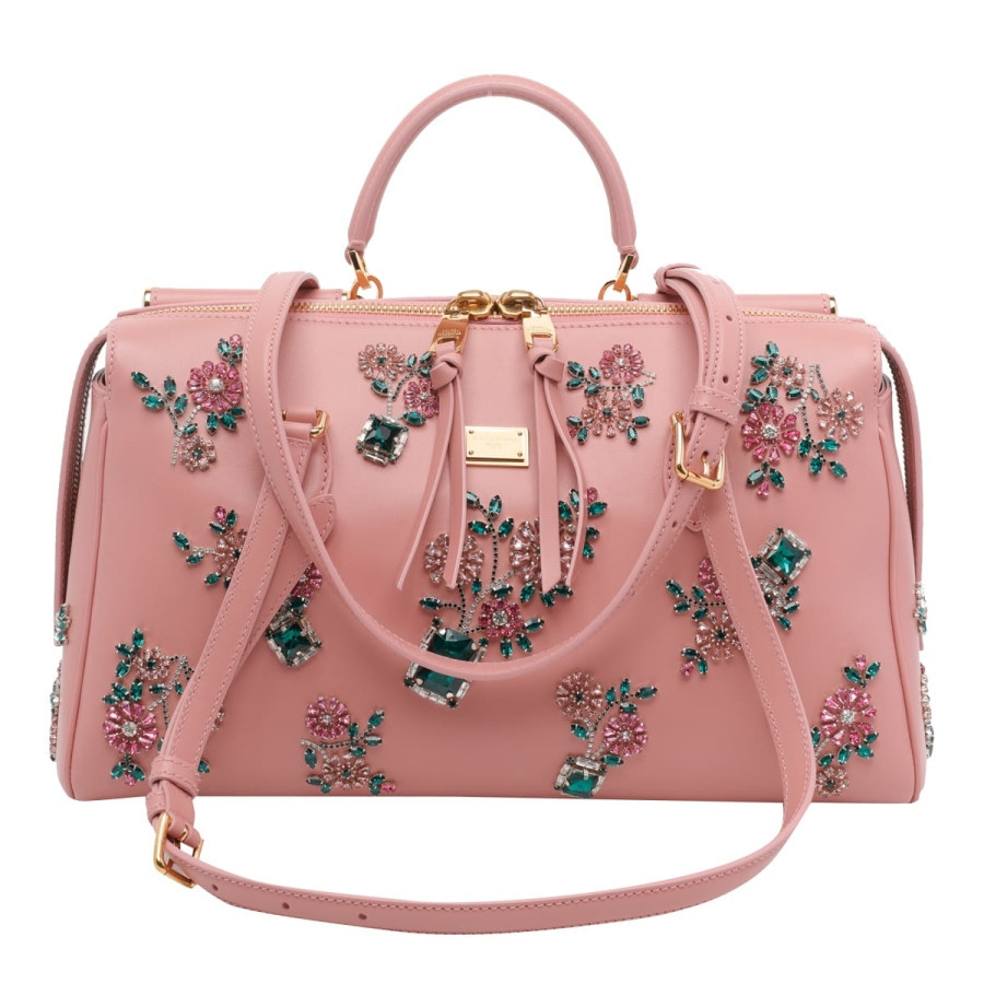 Dolce & Gabbana Medium Vittoria Handbag With Embroidery | Jomashop.com & JomaDeals.com
