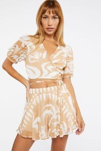 Tropical Print Chiffon Shorts | Forever 21 | Forever 21 (US)