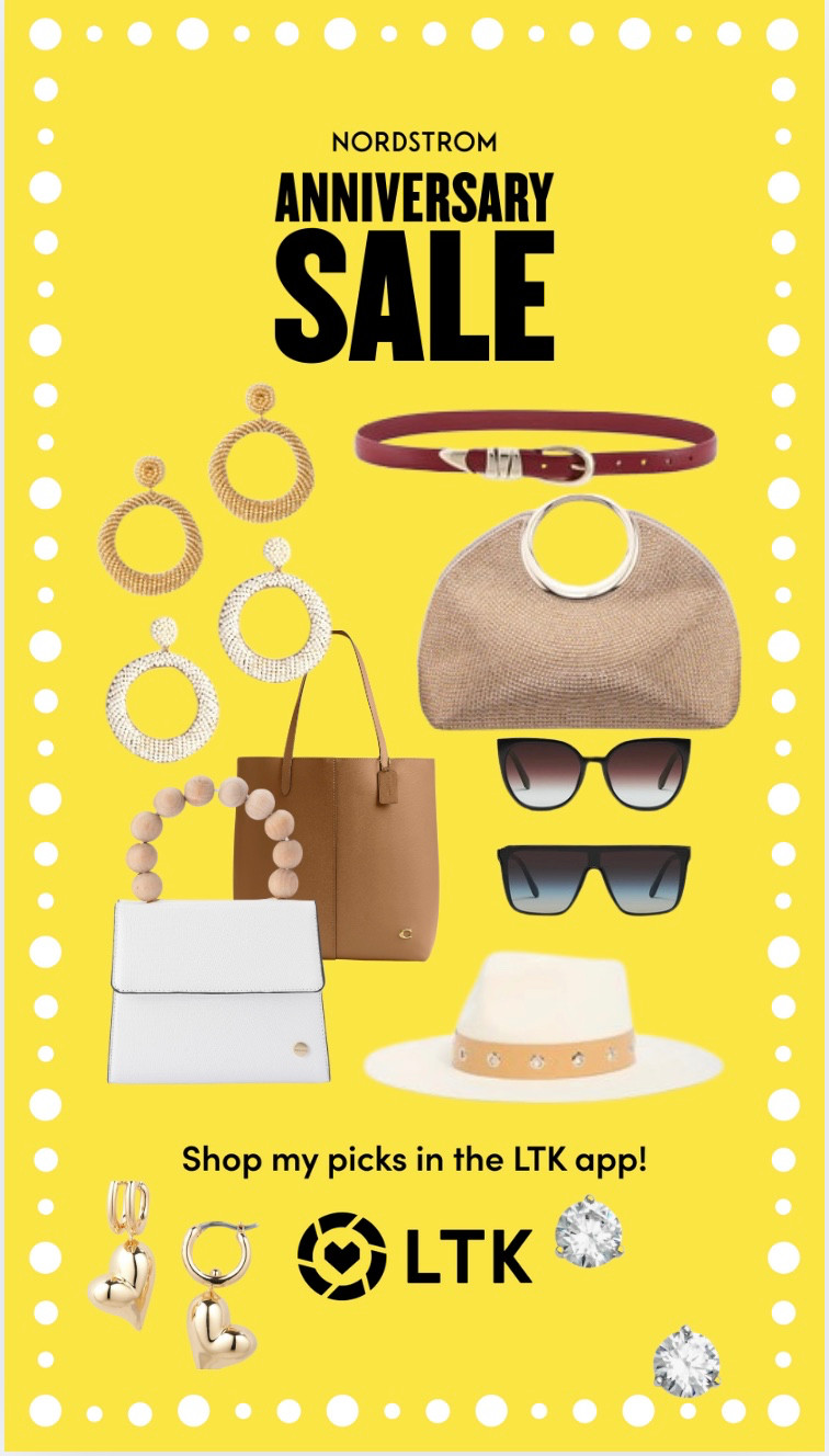 “The finishing touch! From everyday bags to elevated jewelry and wear-all-the-time sunnies — I’ve rounded up the best accessories from the Nordstrom Sale.  #LTKxPinterest 
#NordstromSale 
#LTKFinds” 

 #LTKOver40 #LTKSaleAlert #LTKStyleTip