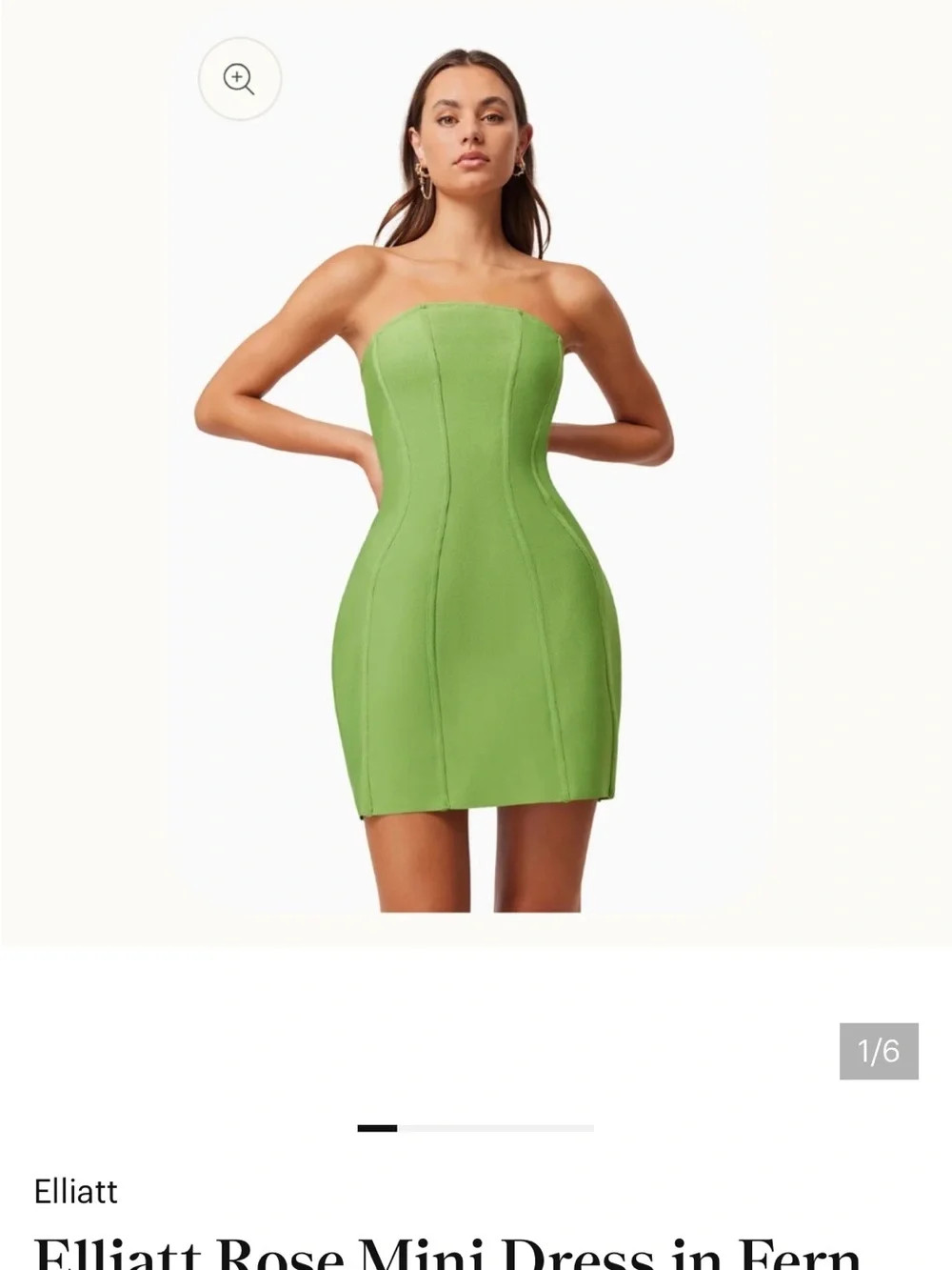 Elliatt Rose Mini Dress in Fern Green | Poshmark