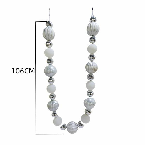 Silver Ornament Garland, 72" | At Home