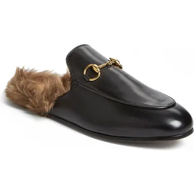 Princetown Genuine Shearling Loafer Mule | Nordstrom
