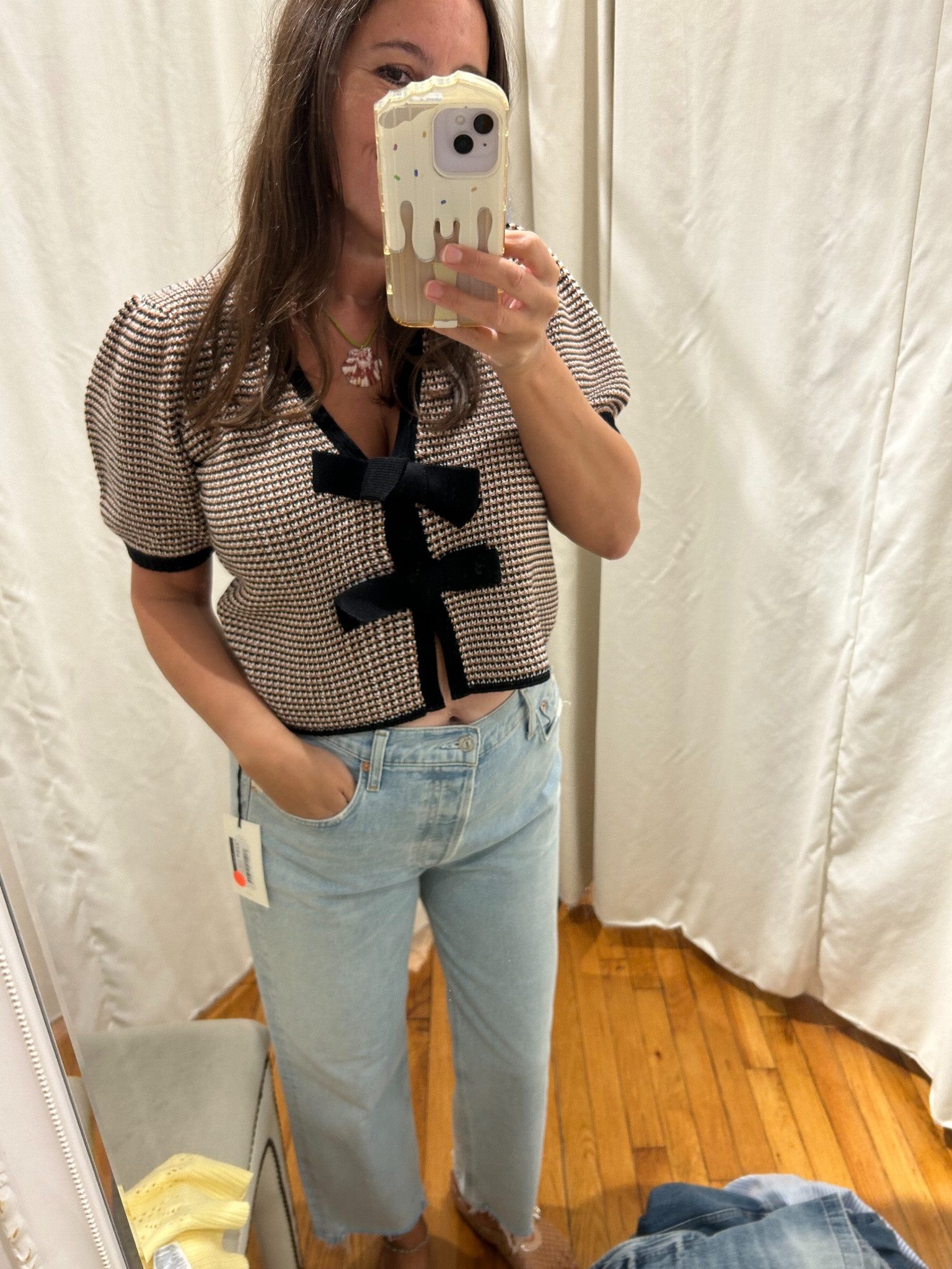Cutest bow sweater 

#LTKU #LTKMidsize #LTKOver40