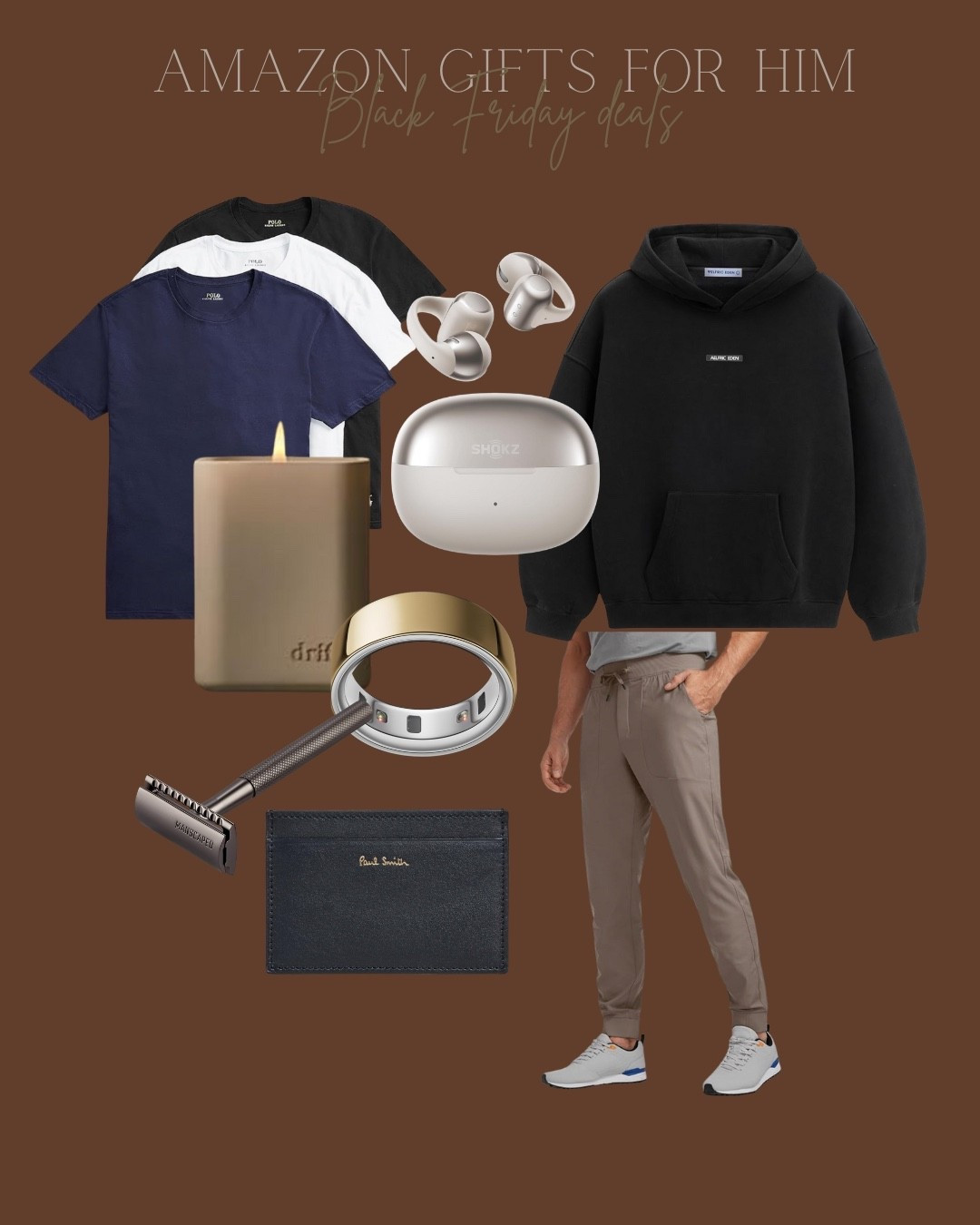 Gifts for HIM… Black Friday edition 🎁✨

Rounded up the best deals I could find on @amazon. practical, sleek, and actually things he’ll use. These are all pieces I’d genuinely grab for Awin. They are simple, timeless, no-fail picks.

#ad #founditonamazon #winterfavorites2025 #amazonfinds #giftguide #giftsforhim #blackfridaydeals

#LTKHoliday #LTKFindsUnder100 #LTKGiftGuide