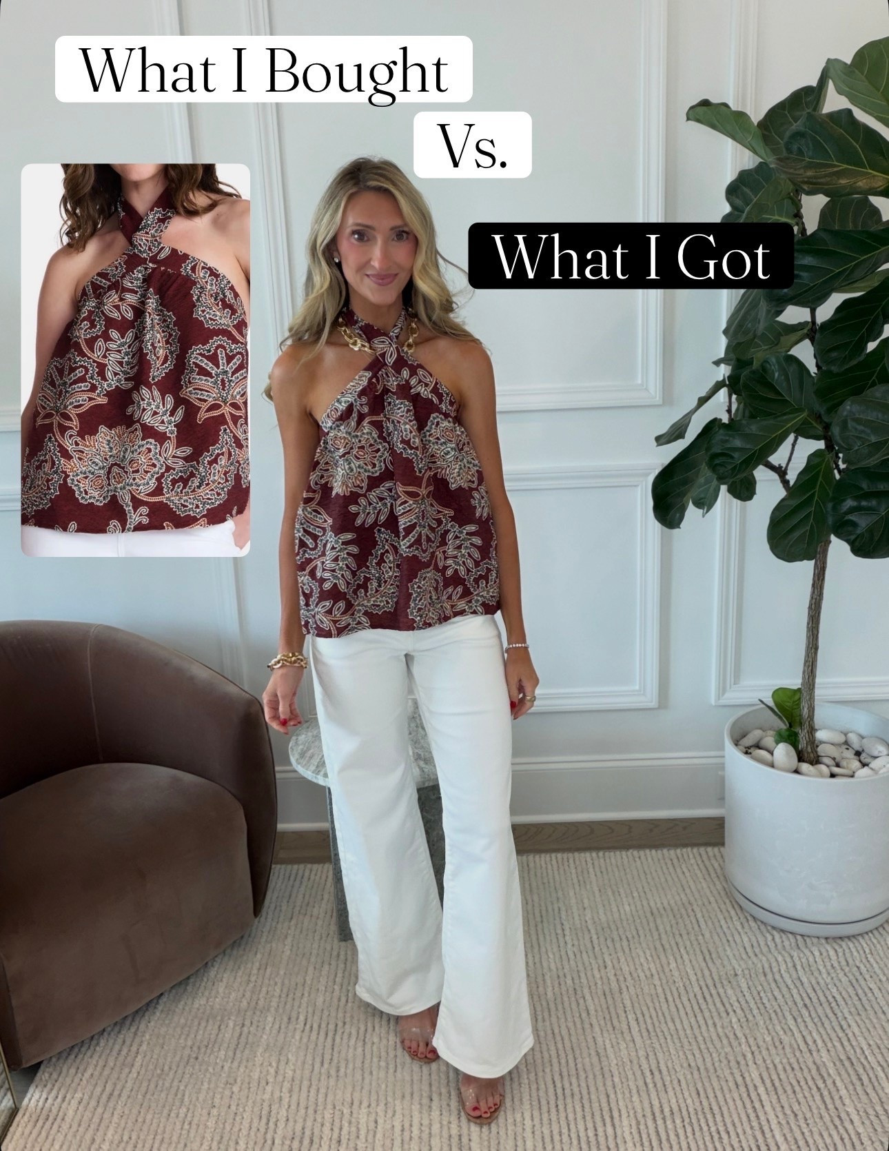 Can’t go wrong with a good halter neck!

#LTKootd #LTKgrwm #LTKmomlife