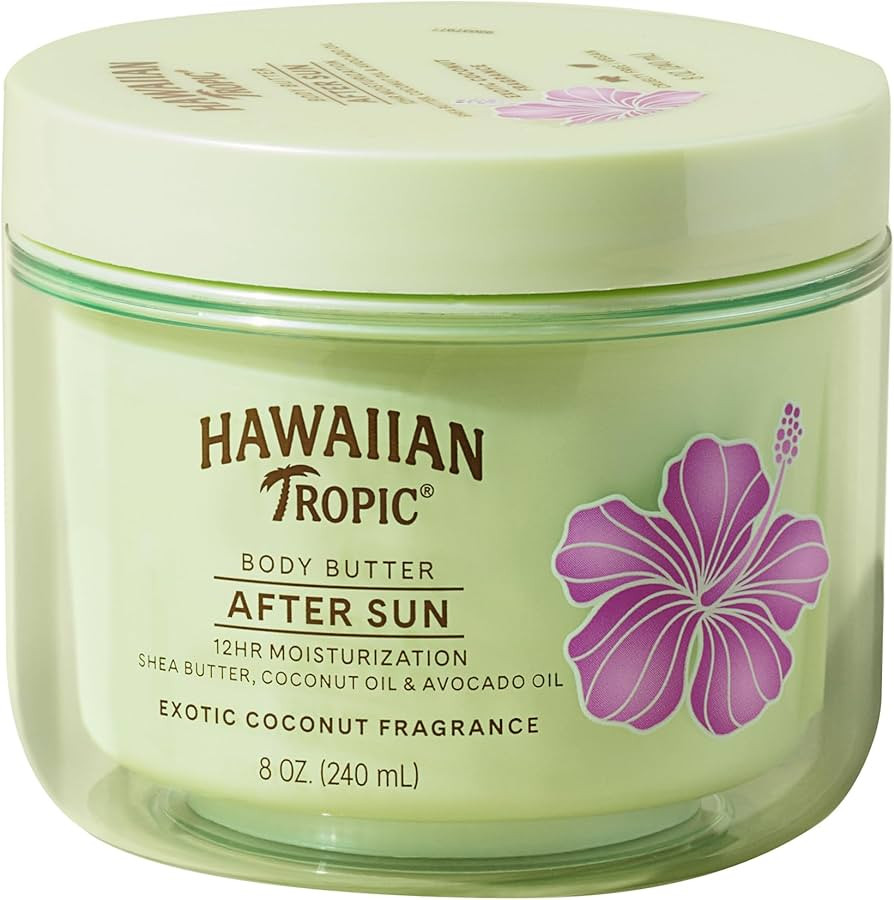 Hawaiian Tropic After Sun Body Butter with Coconut Oil, 8oz | Hawaiian Tropic After Sun Lotion, B... | Amazon (US)