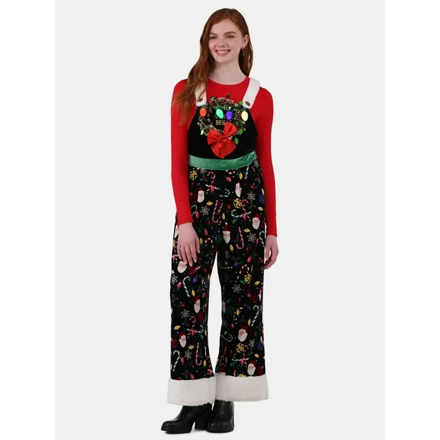 No Boundaries Women's Christmas Jumpsuit | Walmart (US)