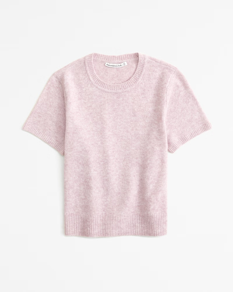 Women's Crew Sweater Tee | Women's Tops | Abercrombie.com | Abercrombie & Fitch (US)