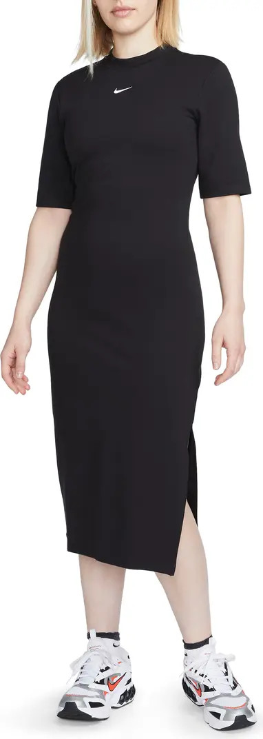 Sportswear Essential Crewneck Midi Dress | Nordstrom