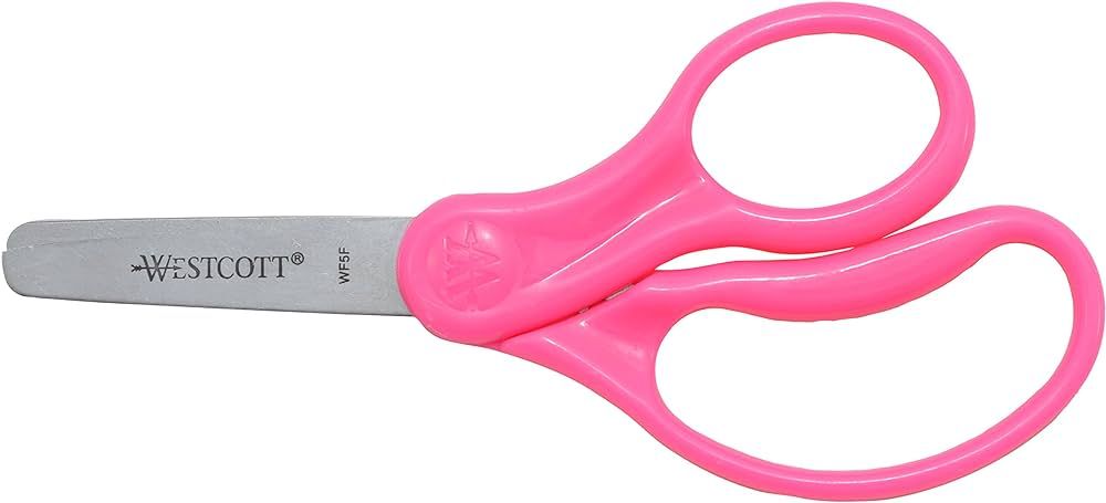 Westcott 15967 Right- and Left-Handed Scissors, Classic Kids' Scissors, Ages 4-8, 5-Inch Blunt Ti... | Amazon (US)
