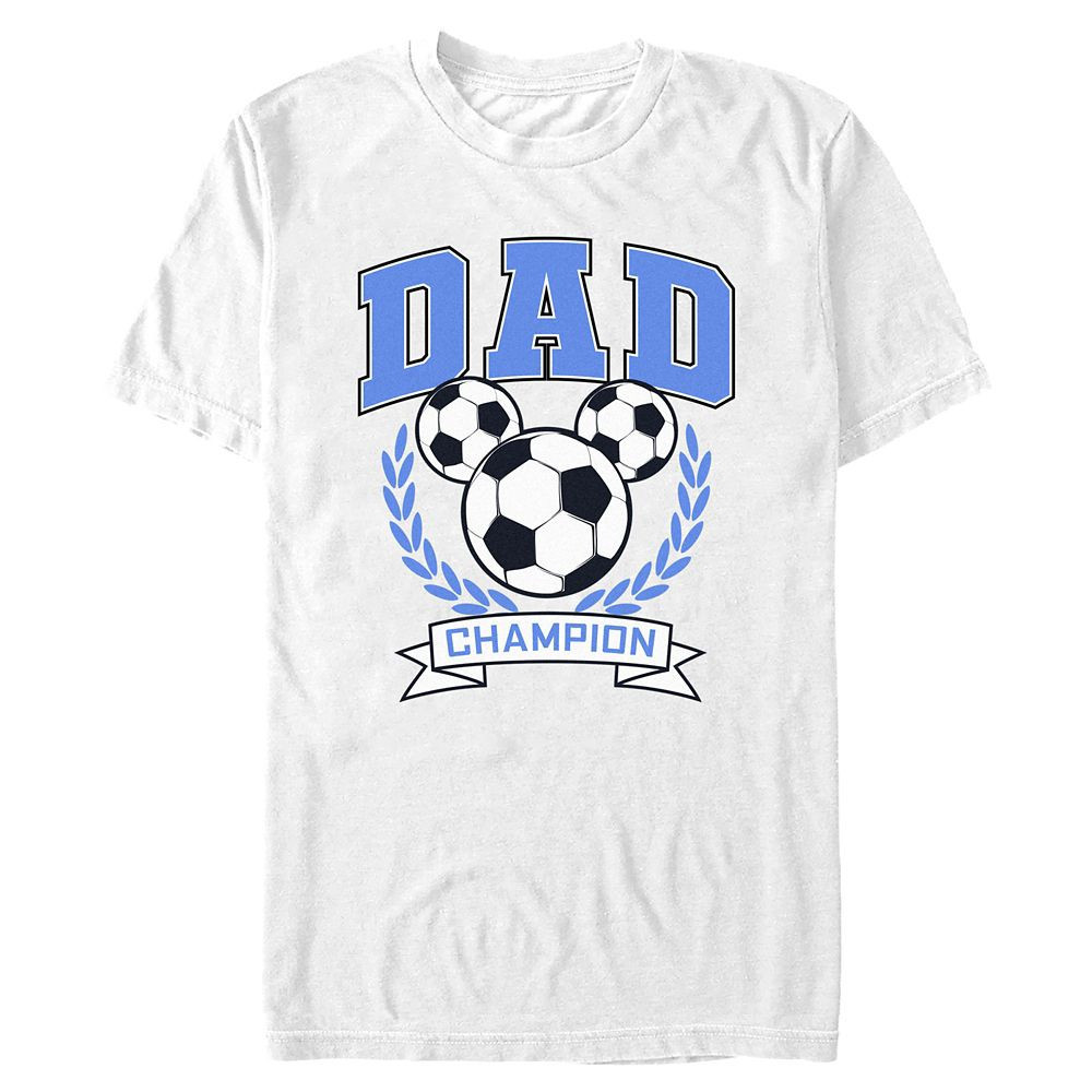 Mickey Mouse Icon Soccer Ball ''Dad Champion'' T-Shirt for Adults Official shopDisney | Disney Store