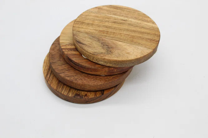 Wood Round Coaster | Wayfair North America