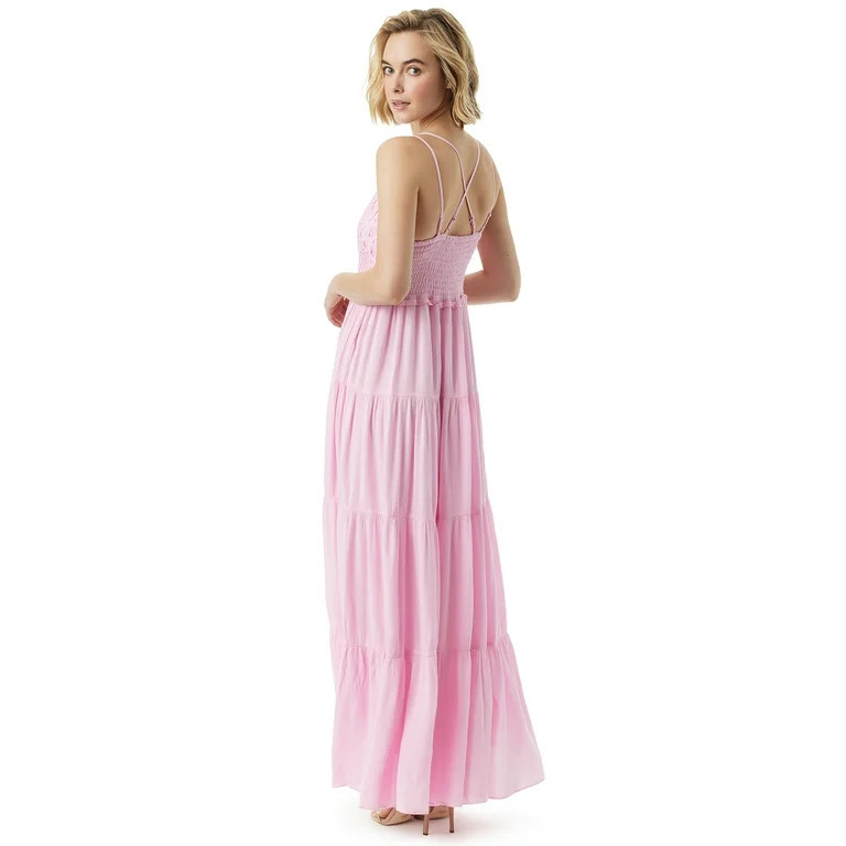 Jessica Simpson Women's and Women's Plus Iris Crochet Cami Dress | Walmart (US)