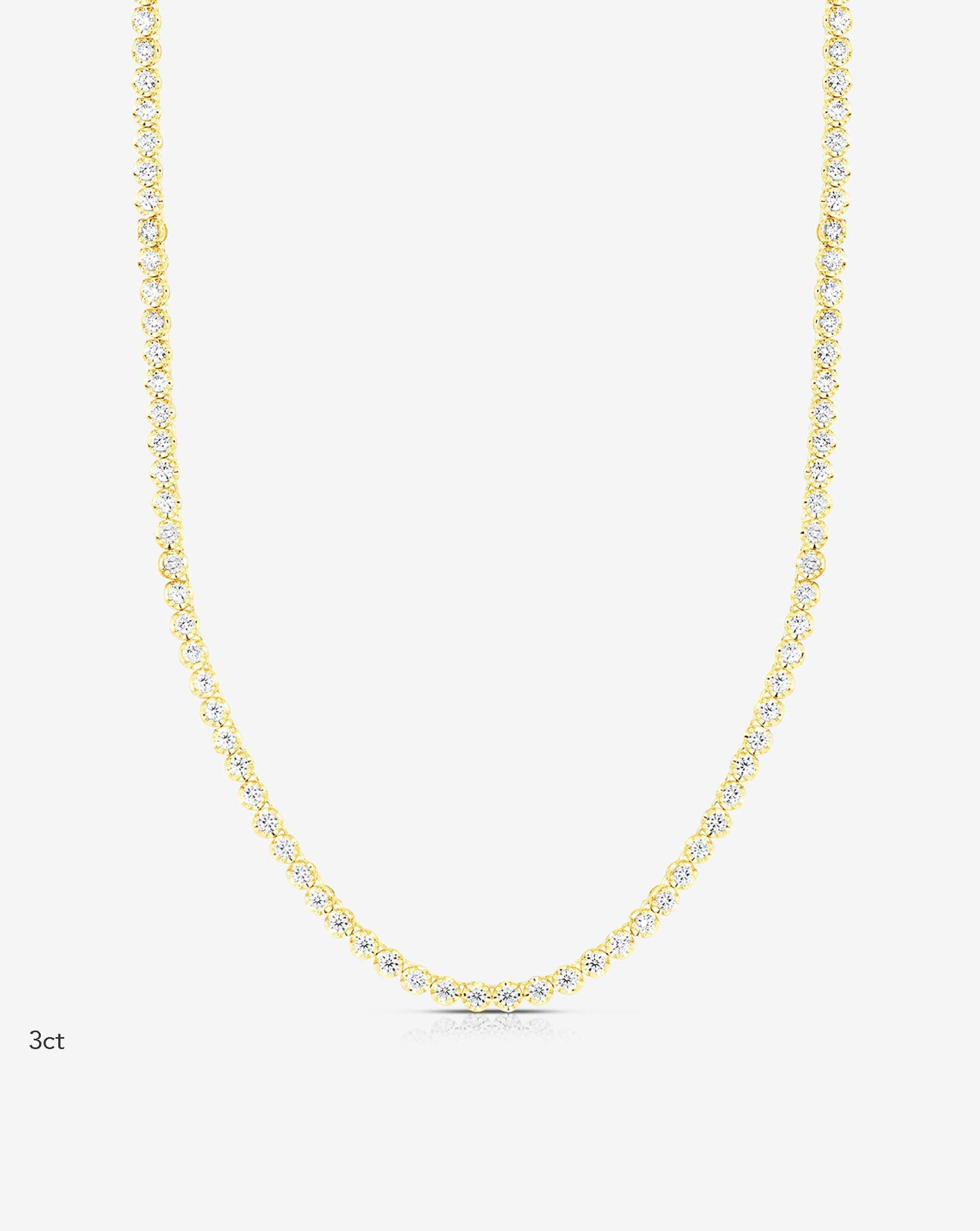 Luxe Diamond Tennis Necklace | Ring Concierge