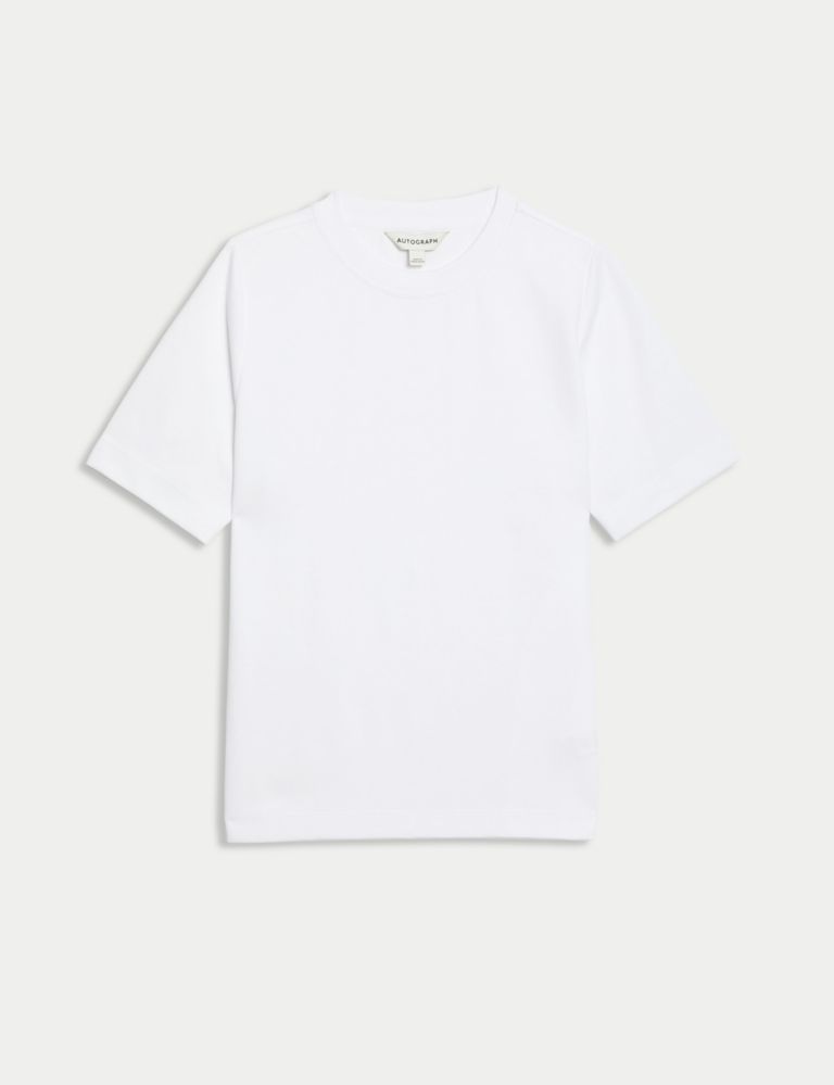 Cotton Rich Crew Neck T-Shirt | Marks & Spencer (UK)