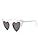 MINCL/New Fashion Love Heart Sexy Shaped For Women Brand Designer Sunglasses UV400 | Amazon (US)