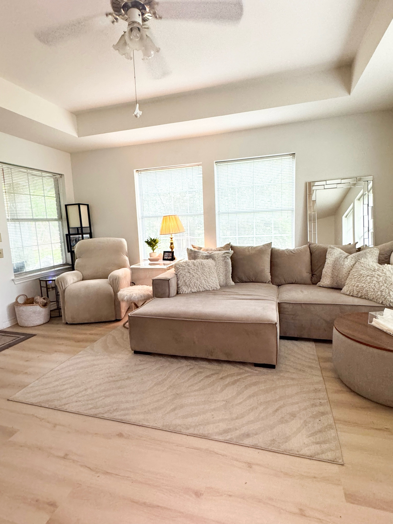 My neutral living area! Everything is fairly old but linked similar items

#LTKhome