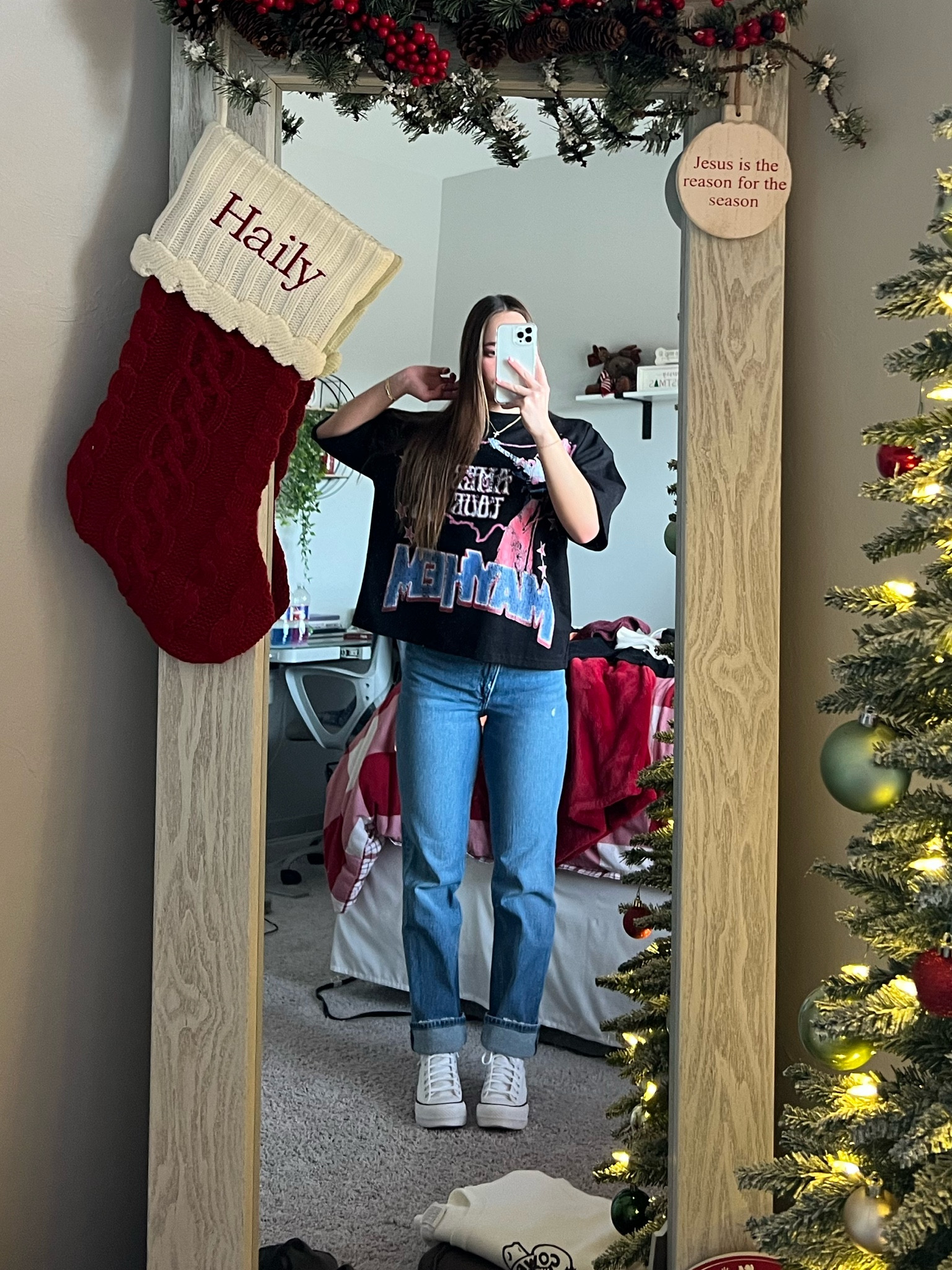 Shirt is from Mayhem the brand! 
The rest of the fit is linked!

#LTKstyletip #LTKHoliday #LTKGiftGuide