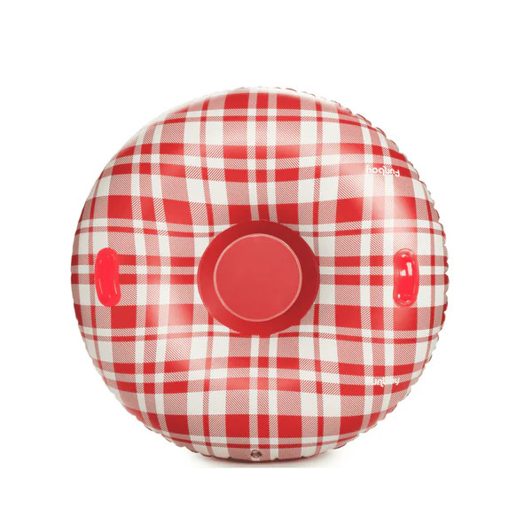 Inflatable Snow Tube Retro Plaid | FUNBOY