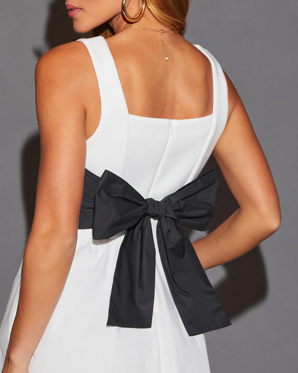 Chrishell Back Bow Mini Dress | VICI