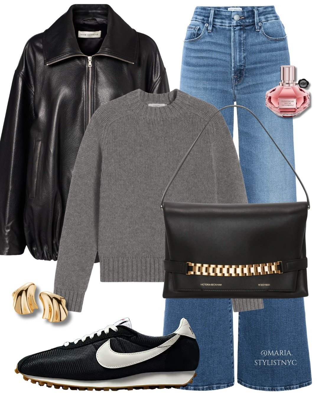 Leather Jacket + Jeans + Sneakers 👟 

#LTKStyleTip #LTKSeasonal #LTKShoeCrush