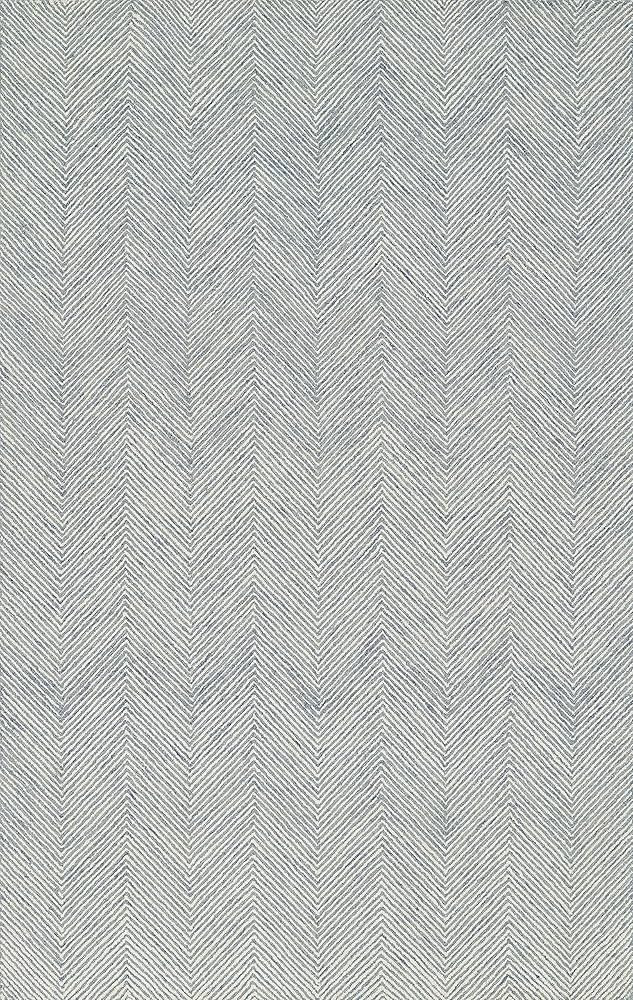 Momeni Charles Wool Hand Tufted Contemporary Indoor Area Rug, Blue, 8' X 10' | Amazon (US)