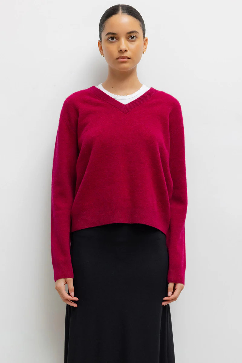 Jesse V Neck Pullover | LESET