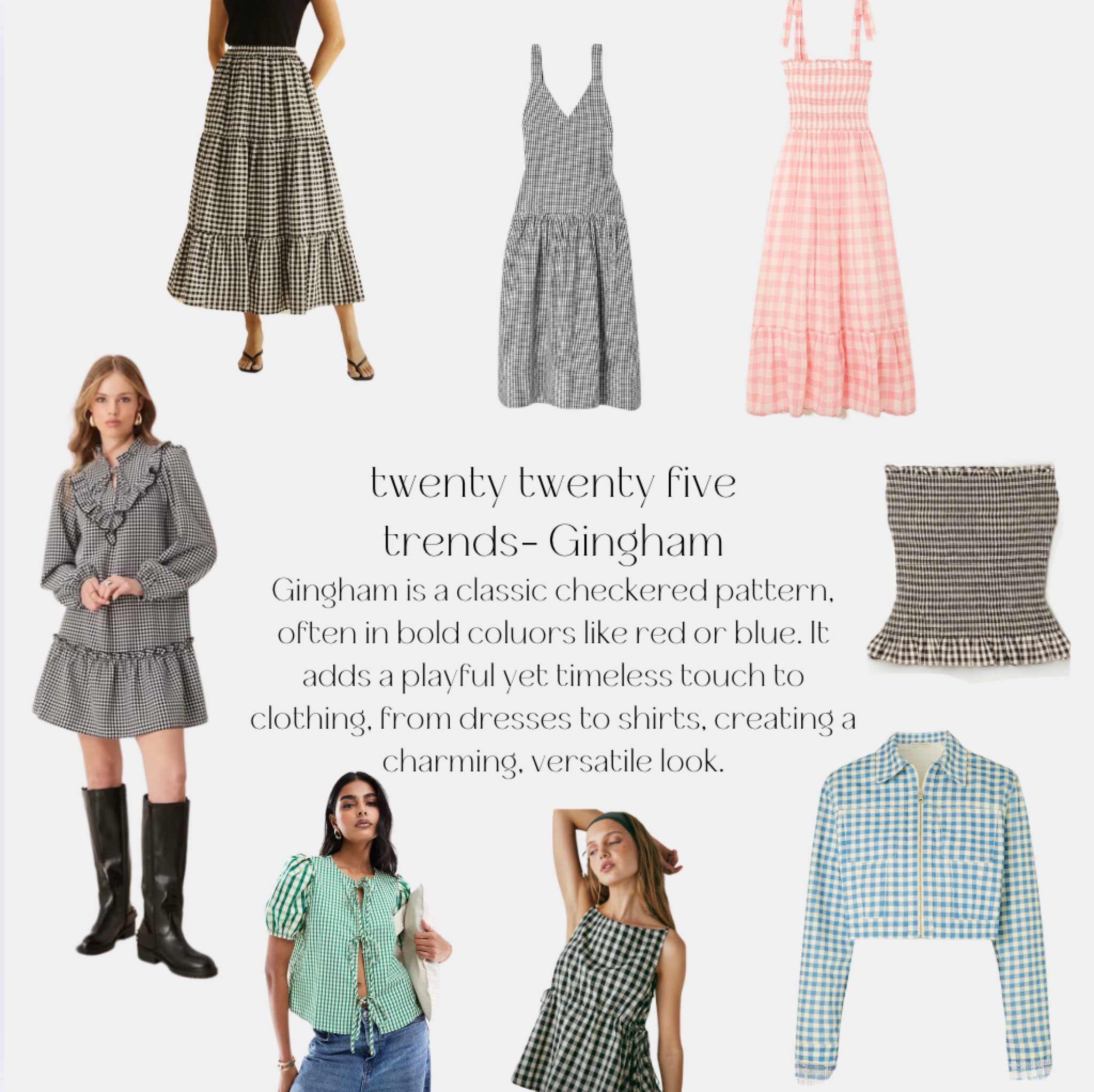 2025 trend predictions Gingham 🤍

#LTKsummer #LTKaustralia #LTKstyletip